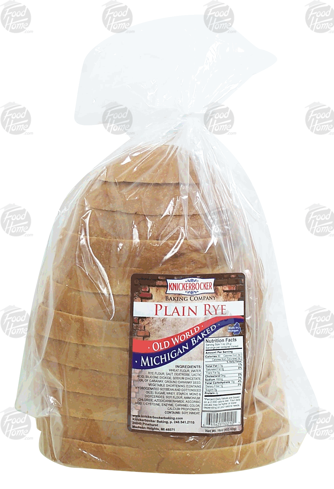 Knickerbocker  plain rye bread Full-Size Picture